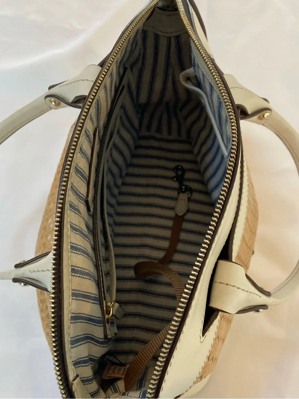 Dooney & Bourke Beacon Woven Domed Satchel